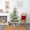 5.5ft. Pre-Lit Pine Artificial Christmas Tree in Decorative Planter, Clear Lights